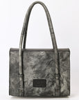 American Darling Briefcase Hand Tooled Hair-on Genuine Leather women bag western handbag purse