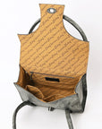American Darling Briefcase Hand Tooled Hair-on Genuine Leather women bag western handbag purse