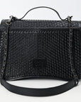 Small Crossbody Beautifully Hand Tooled Genuine Leather women bag western handbag purse