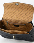 Small Crossbody Beautifully Hand Tooled Genuine Leather women bag western handbag purse