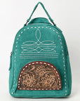 American Darling Backpack Hand Tooled Genuine Leather Women Bag Western Handbag Purse