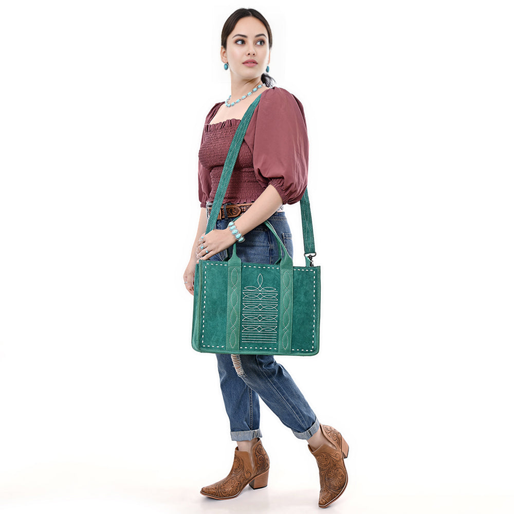 American Darling Tote Genuine Leather Women Bag Western Handbag Purse