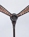 COMFYTACK Western Horse Headstall Breast Collar Set American Leather Tan
