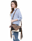 ADBG1582B American Darling Envelope Genuine Western Leather Women Bag