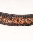 American Darling Hand Tooled  Hair On Genuine Suede Leather Clutch Bag | Tooled Travel Jewelry Case
