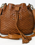 SWL105 Bucket Genuine Leather women bag western Bag