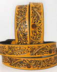 American Darling Belt Beautifully Hand Tooled Leather Unisex | Western Handcrafted