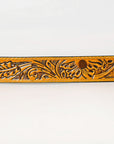 American Darling Belt Beautifully Hand Tooled Leather Unisex | Western Handcrafted