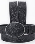 American Darling Belt Beautifully Hand Tooled Leather Unisex | Western Handcrafted