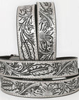 American Darling Belt Beautifully Hand Tooled Leather Unisex | Western Handcrafted