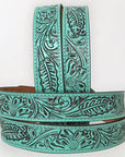 American Darling Belt Beautifully Hand Tooled Leather Unisex | Western Handcrafted