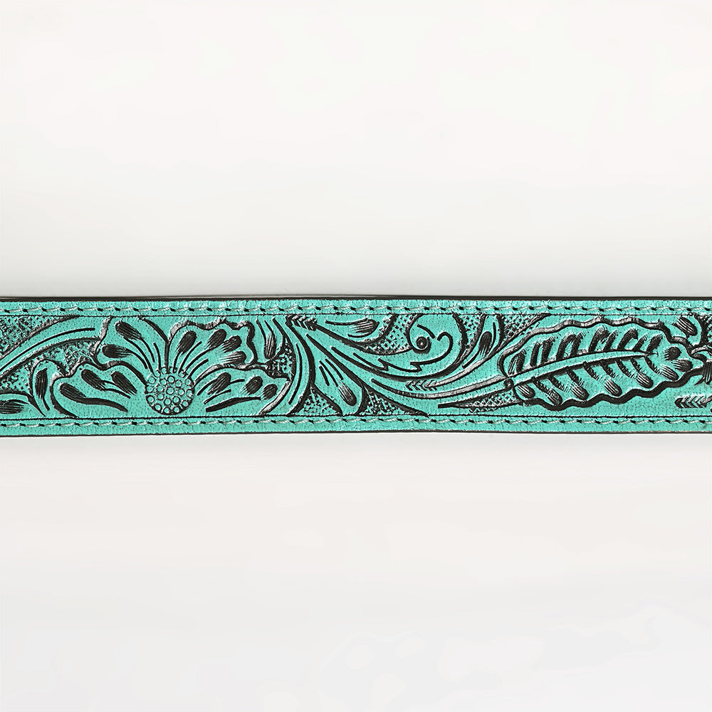 AMERICAN DARLING Beautifully Hand Tooled American Leather Unisex Belt