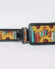 American Darling  Beautifully Hand Tooled Genuine American Leather Belt Men and  Women