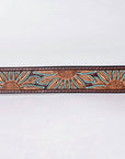 American Darling  Beautifully Hand Tooled Genuine American Leather Belt Men and  Women
