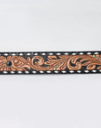 AMERICAN DARLING Beautifully Hand Tooled American Leather Unisex Belt