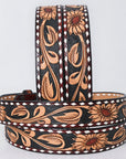 AMERICAN DARLING Beautifully Hand Tooled American Leather Unisex Belt