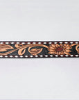 AMERICAN DARLING Beautifully Hand Tooled American Leather Unisex Belt