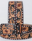 AMERICAN DARLING Beautifully Hand Tooled American Leather Unisex Belt
