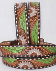 AMERICAN DARLING Beautifully Hand Tooled American Leather Unisex Belt