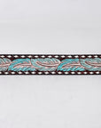 AMERICAN DARLING Beautifully Hand Tooled American Leather Unisex Belt