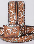 AMERICAN DARLING Beautifully Hand Tooled American Leather Unisex Belt