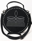 American Darling Canteen Genuine Suede Leather Women Bag Western Handbag Purse