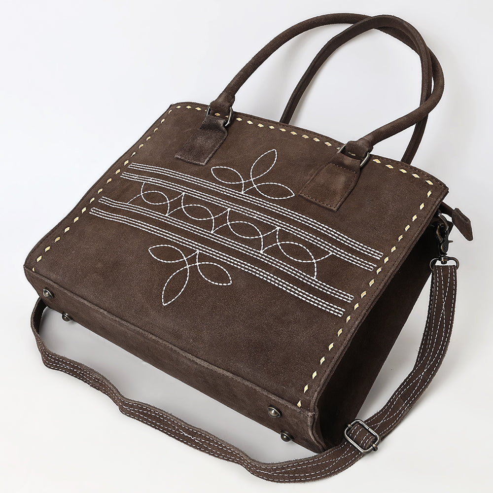 American Darling Tote Genuine Suede Leather Women Bag Western Handbag Purse