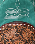 American Darling Sling Hand Tooled Genuine Leather Women Bag Western Handbag Purse