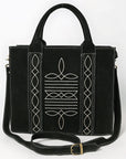 American Darling Tote Genuine Suede Leather women bag western handbag