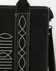 American Darling Tote Genuine Suede Leather women bag western handbag