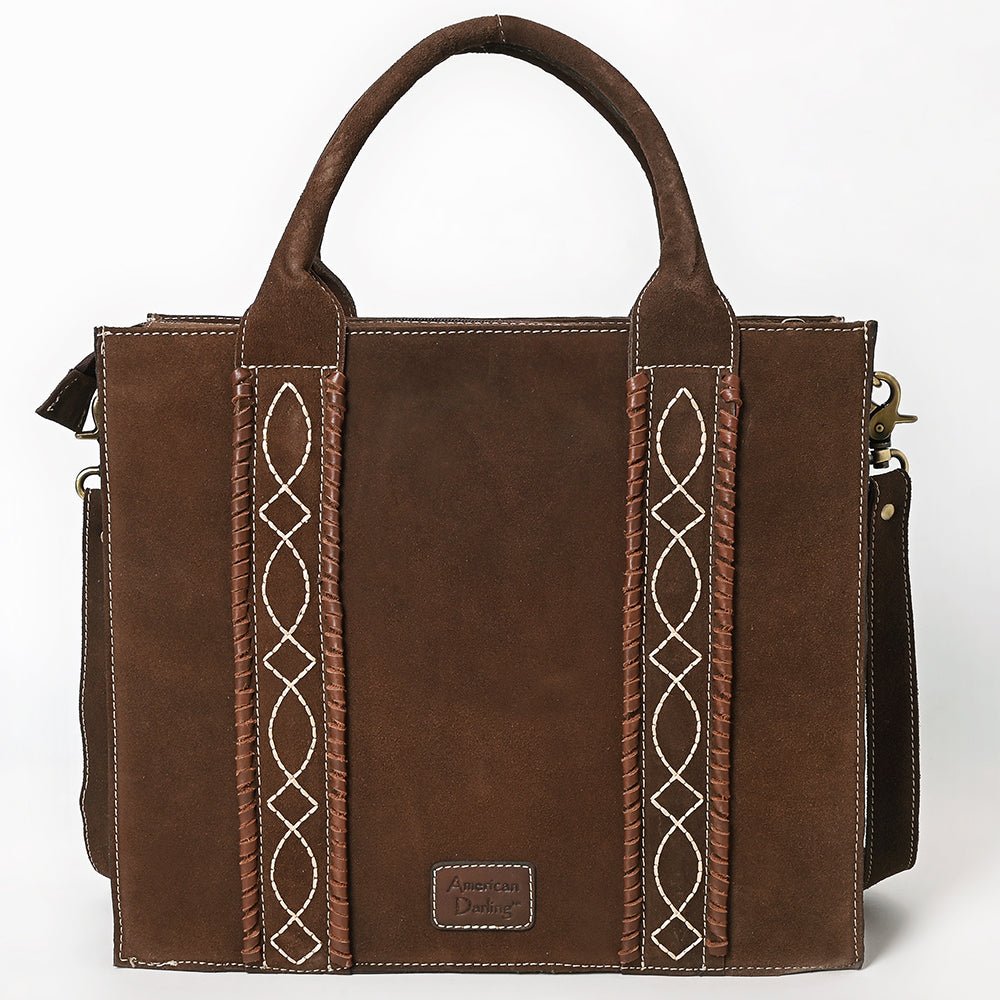 American Darling Tote Genuine Suede Leather women bag western handbag