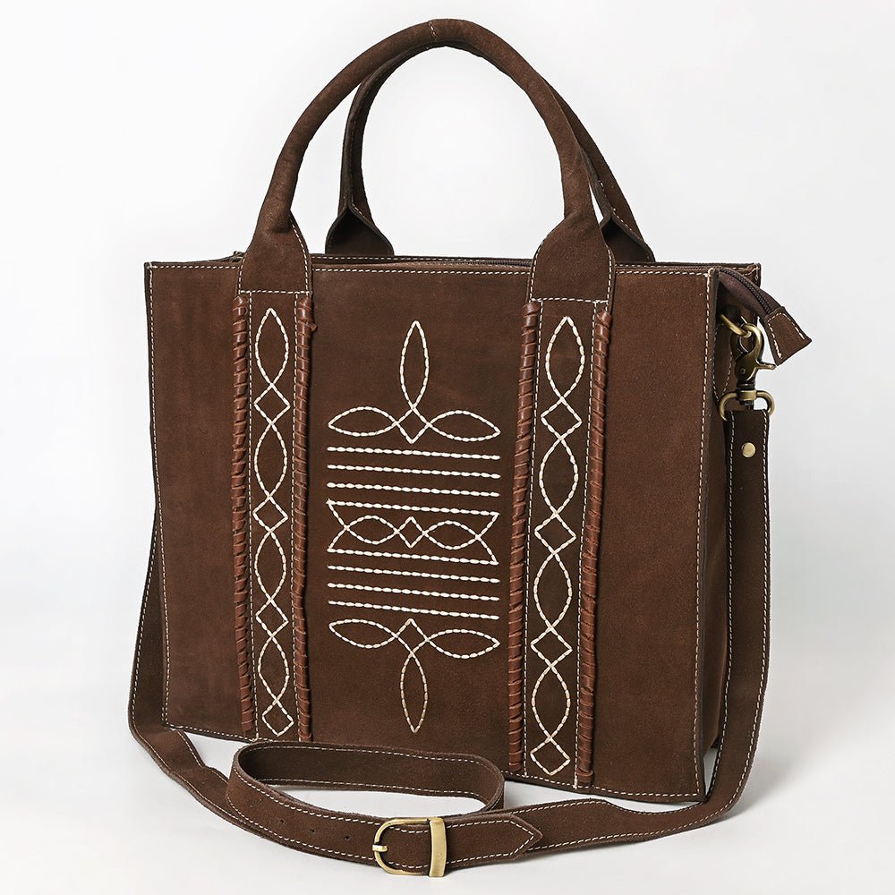 American Darling Tote Genuine Suede Leather women bag western handbag