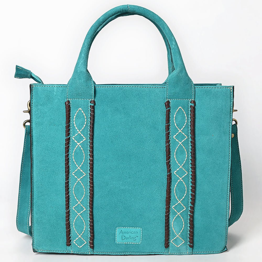 American Darling Tote Genuine Suede Leather women bag western handbag
