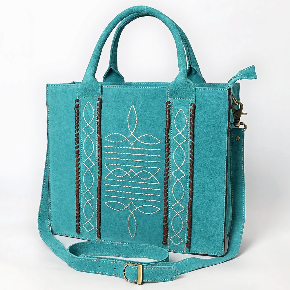 American Darling Tote Genuine Suede Leather women bag western handbag