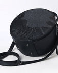 American Darling Canteen Crocodile Embossed Genuine Leather Women Bag Western Handbag Purse