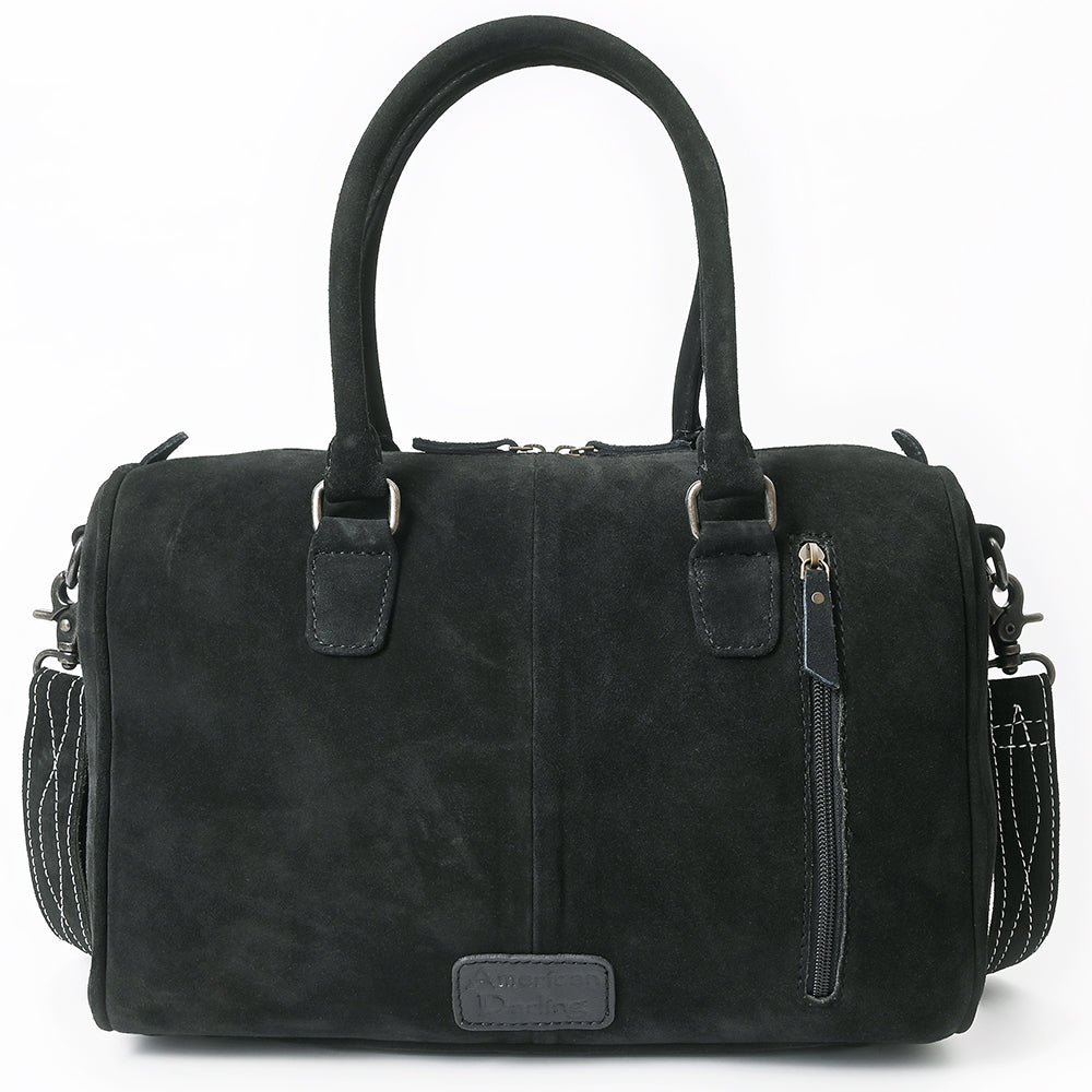 American Darling Duffel Genuine Suede Leather women's bag, western handbag, purse| handbag | Hand tooled purse