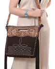 American Darling Crossbody Hand Tooled Genuine Suede Leather Women Bag Western Handbag Purse