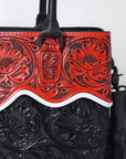 American Darling Tote Beautifully Hand Tooled Genuine Leather Women Bag Western Handbag Purse
