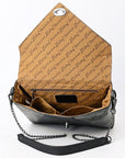 American Darling Envelope Hand Tooled Hair-on Genuine Leather women bag western handbag purse