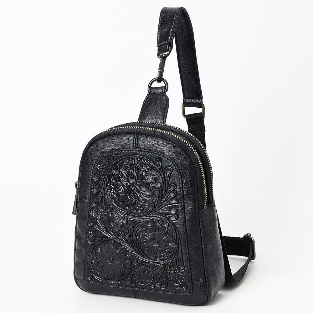 American Darling Sling Hand Tooled Genuine Leather women bag western handbag purse