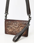 American Darling Small Crossbody Beautifully Hand Tooled Genuine Leather women bag western handbag purse