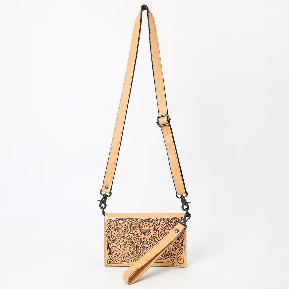 American Darling Wallet Beautifully Hand Tooled Genuine Leather women bag western handbag purse