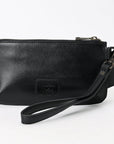 American Darling Wristlet Beautifully Hand Tooled Genuine Leather women bag western handbag purse