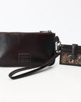 American Darling Wristlet Beautifully Hand Tooled Genuine Leather women bag western handbag purse
