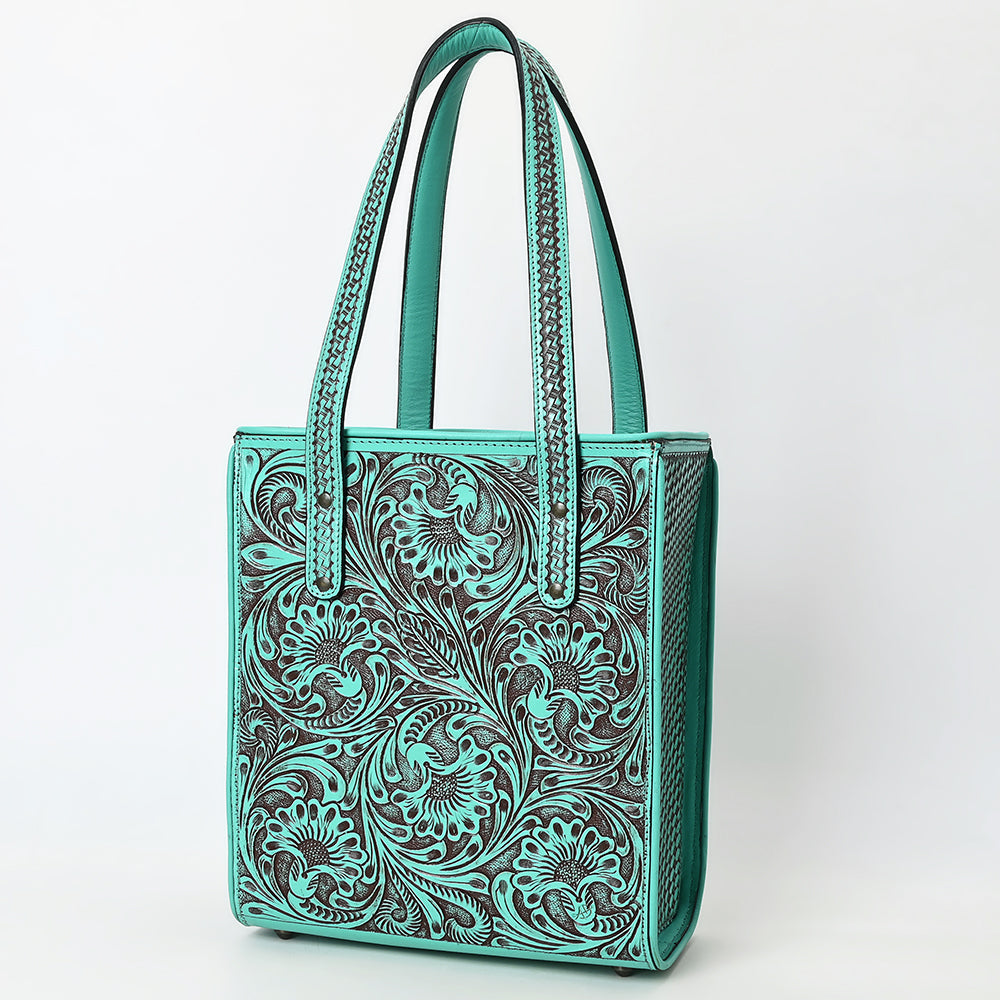 American Darling Tote Beautifully Hand Tooled Genuine Leather women bag western handbag purse