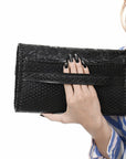 Clutch Beautifully Hand Tooled Genuine Leather women bag western handbag purse