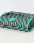 Clutch Beautifully Hand Tooled Genuine Leather women bag western handbag purse