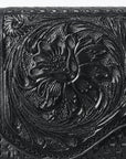 Clutch Beautifully Hand Tooled Genuine Leather women bag western handbag purse