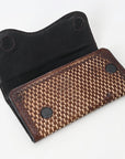 Clutch Beautifully Hand Tooled Genuine Leather women bag western handbag purse