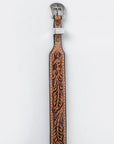 American Darling Hand tooled Hatband Genuine American Leather Western Adjustable Unisex